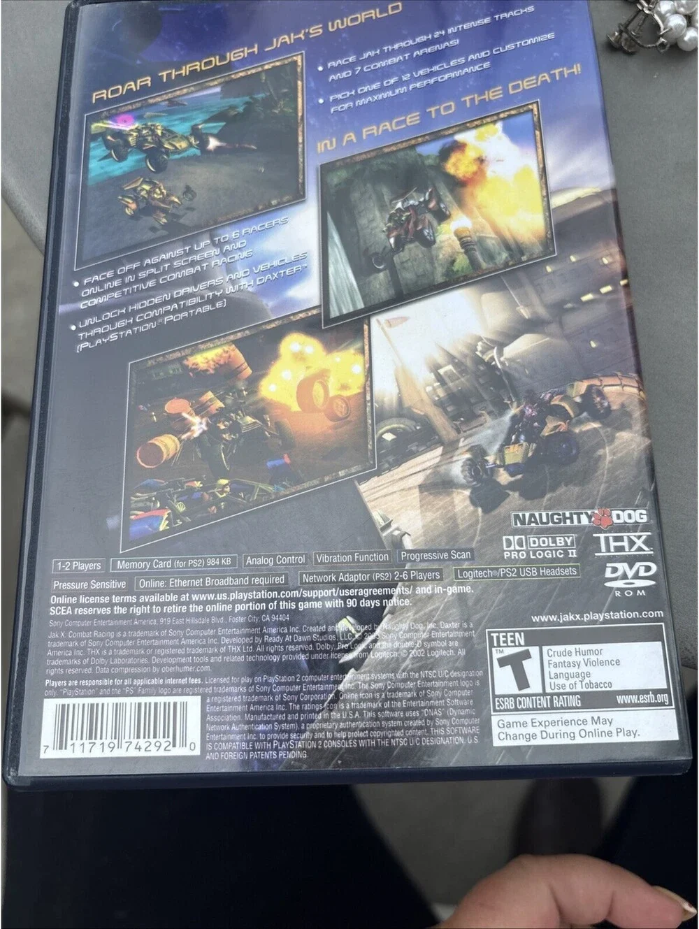 Jak x Combat Racing Sony PlayStation 2 No Manual